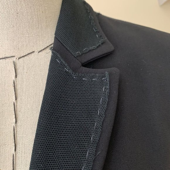 Iconic Rare MOSCHINO Cheap and Chic Black Said Sew Sewing Kit Jacket sz 8 - Picture 10 of 12